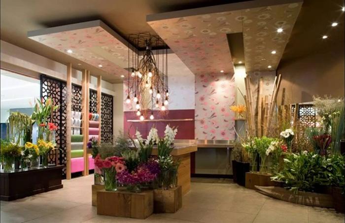 杭州创意鲜花店如何装修设计